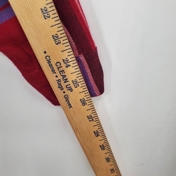 Old Navy The Classic Shirt Plaid Long Sleeve Knit Button Down Womens XL Multi - Picture 10 of 11